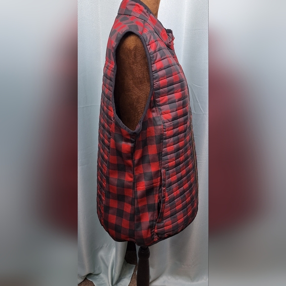 GWG Primitive Puffer Vest Concealed Carry Buffalo Check Size XL - Picture 3 of 8